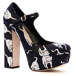 miu miu cat print shoes|miu michael's shoes.